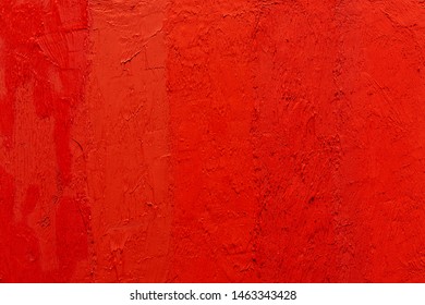 abstract real egg tempera painting with vermillion red color pigments, abstract background