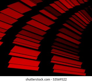 Abstract Red and Back Background