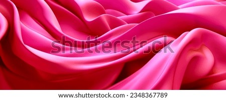 abstract red background with layers of silk