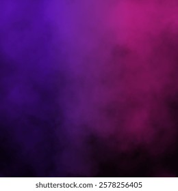 Abstract red blue color puffs of smoke swirl overlay on transparent background pollution. Royalty high-quality free stock png blue mix red fog swirls fragments overlays on white backgrounds