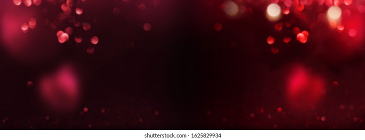 Abstract red bokeh 