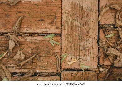 abstract red brick wall background