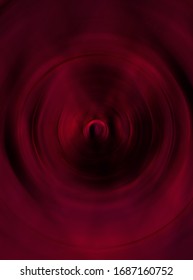 Abstract Red Deep Space Worm Hole Motion Background