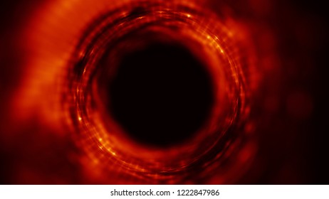 Abstract Red Geometrical Background . Connection structure. Science background. Futuristic Technology HUD Element . connecting dots and lines . digital background with particles .