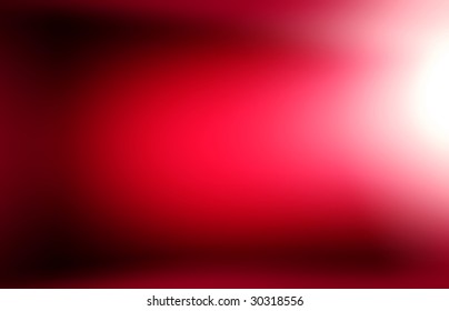 Abstract Red Light Background With Gradient.