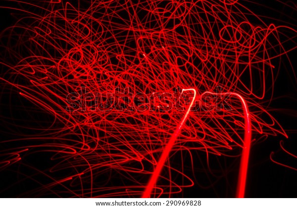 Abstract Red Light Patterns Stock Photo 290969828 | Shutterstock