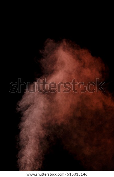 Abstract\
red water vapor on a black background. Texture. Design elements.\
Abstract art. Steam the humidifier. Macro\
shot.