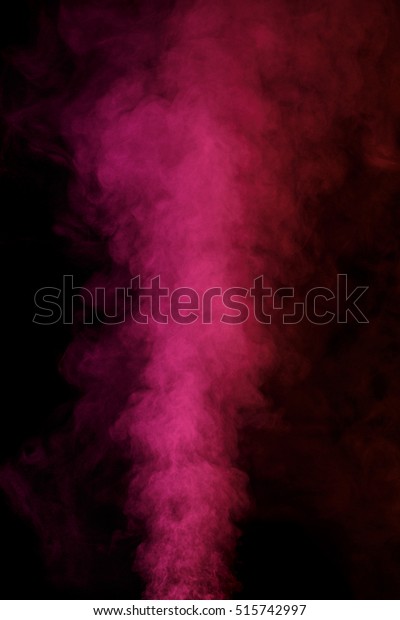 Abstract\
red water vapor on a black background. Texture. Design elements.\
Abstract art. Steam the humidifier. Macro\
shot.