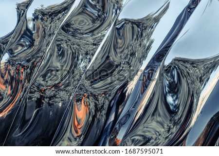 Abstract, reflect, grey, mirror effect. Abstract background. Trendy backdrop.