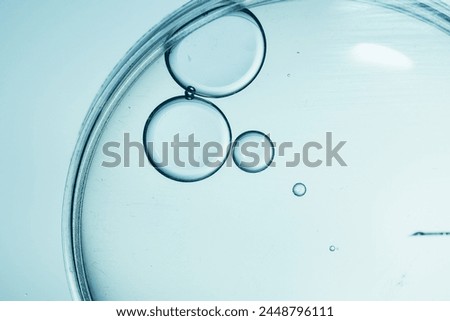 Abstract representation of in vitro fertilization process