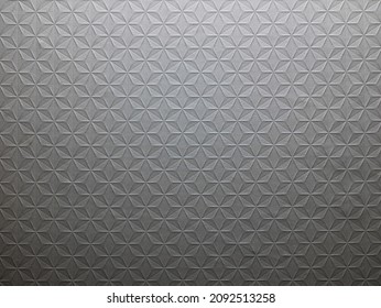 Abstract Rhombus Shape Grey Texture Or Background. Diamond-shaped Pattern, Grey Geometric Lozenge Ornament