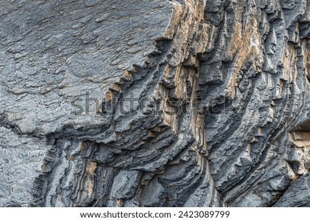 Abstract Rock with Striations, Aberystwyth