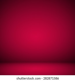 Abstract Room Interior Red Background