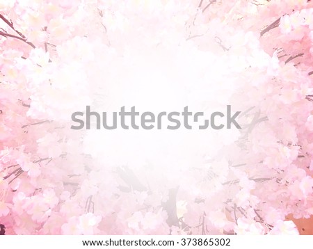 abstract sakura blossom, Soft focus,Background with pink color filter