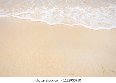 Abstract Sand Of Beach And Soft Wave Background