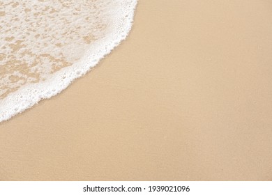 Abstract Sand Of Beach And Soft Wave Background