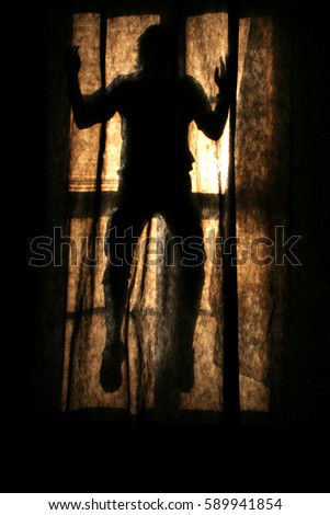 Similar – man leaning on window