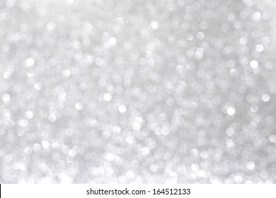 Abstract Shiny Bright Glitter Silver Background