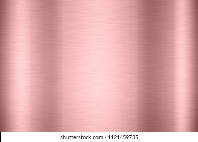 Abstract shiny pink foil metal steel Rose gold color background Bright vintage Brass plate chrome texture concept pastel backdrop design, light polished stainless steel banner bacground wallpaper. Arkivfotografi