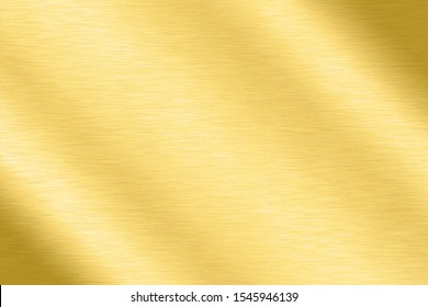 Abstract Shiny Smooth Line Metal Gold Color Background Bright Vintage Brass Plate Chrome Element Texture Concept Simple Bronze Foil Panel Hard Backdrop Design, Golden Light Polished Banner Wallpaper.