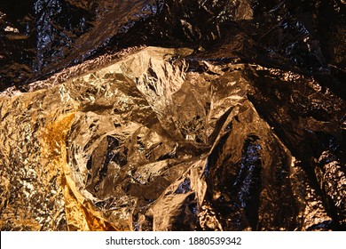 Abstract Shiny Thermal Blanket Texture