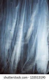 Abstract Shiny Tulle Fabric Studio Shot