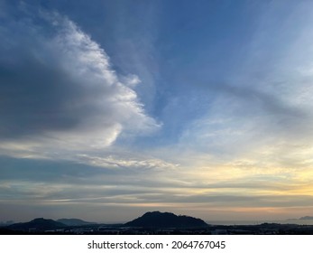 The abstract shot of beautiful cloudscape.