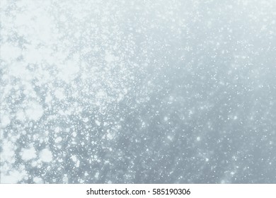 Abstract Silver Background White Particles Round Stock Photo (Edit Now ...