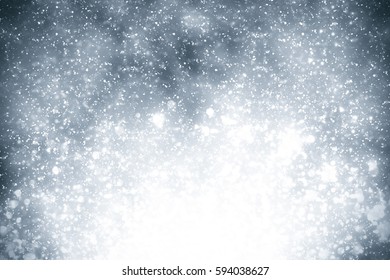 Abstract Silver Background White Particles Round Stock Photo 594038627 ...