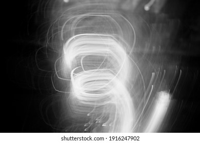 Abstract of slow shutter speed light