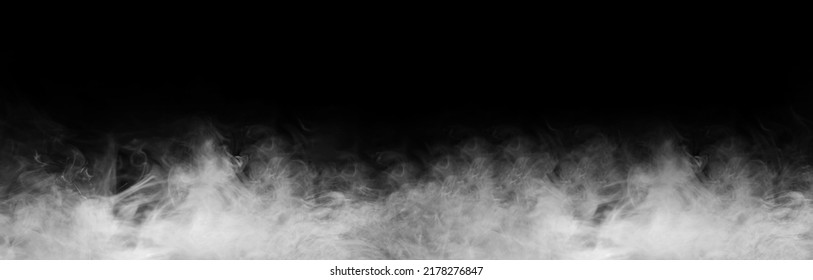 Abstract smoke texture frame over black background. Fog in the darkness. Natural pattern. - Shutterstock ID 2178276847