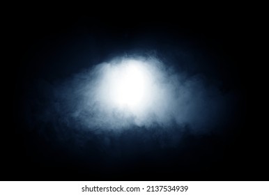Abstract smoke texture over black. Fog in the darkness. - Shutterstock ID 2137534939