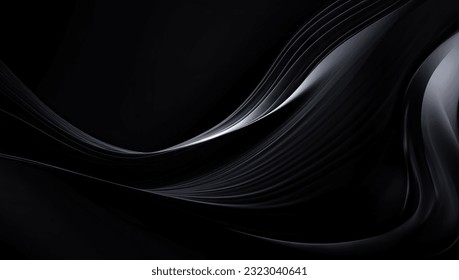 abstract smooth black background-closeup texture black color - Shutterstock ID 2323040641
