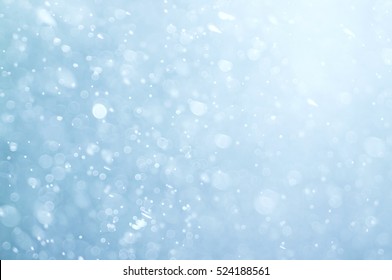 Abstract Snow Bokeh Texture