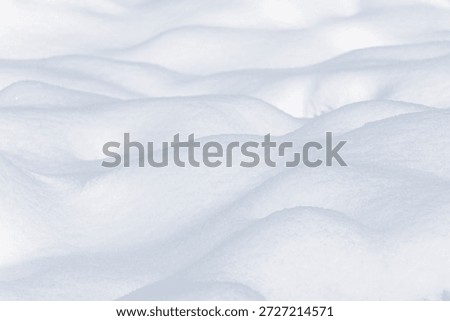 Abstract snowdrift texture background in winter