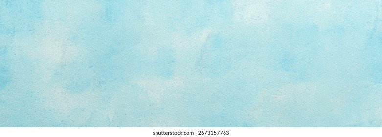 Abstract soft blue background with a subtle texture, perfect for adding copy space and elegant design elements, top view and copy space, banner