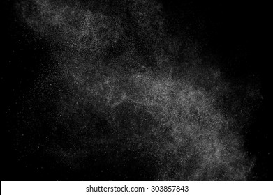 abstract splashes of water on a black background. 