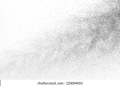 Abstract splashes water white background