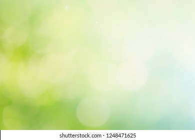 Abstract Spring Or Summer Bokeh Background