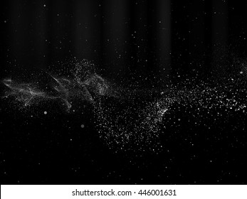 Abstract Star Dust Particle Background.