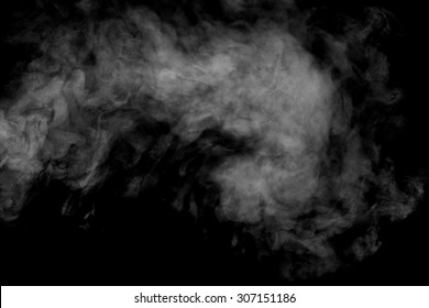 Premium Photo, Steam on black background