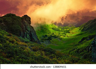 background fantasy valley
