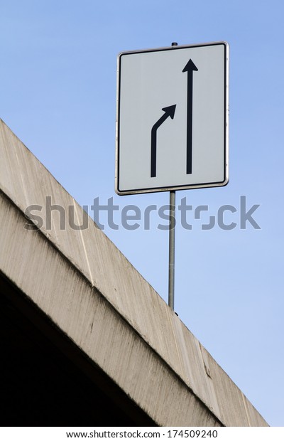 abstract street arrow\
signs