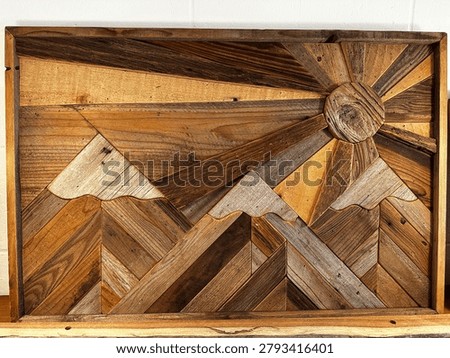 An abstract structural shot highlighting an interesting textured geometric design pattern on an exterior wall in Cambria, California.