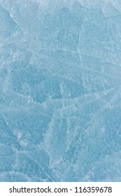 Abstract structure of an ice surface of Lake Baikal