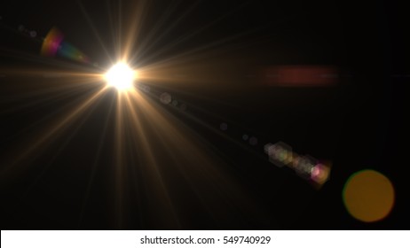 abstract of sun with flare. natural  background with lights and  sunshine wallpaper - Shutterstock ID 549740929