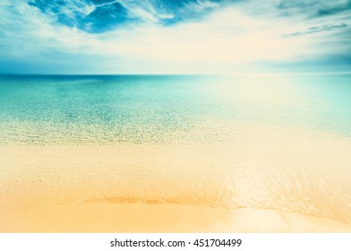 Sea Beach Watercolor Vector Stock Vector (Royalty Free) 295203020 ...