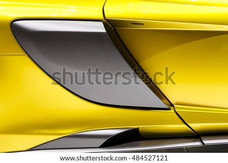 Abstract Supercar Intake