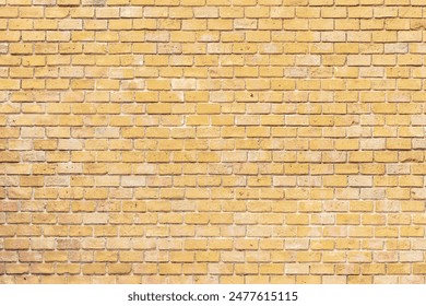 Abstract and surface old brown brick wall texture pattern for background