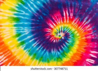 Abstract Swirl Design Tie Dye - Shutterstock ID 307748711
